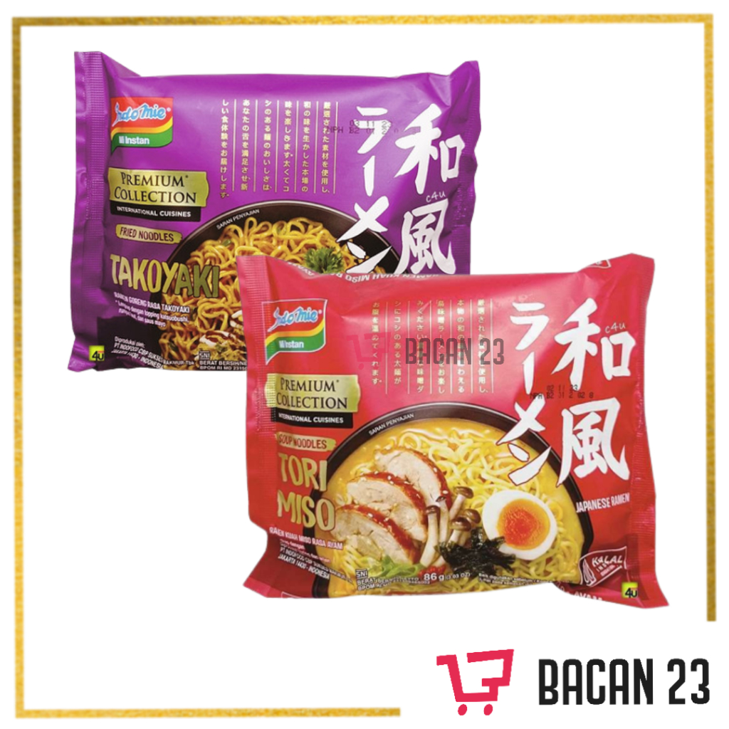 Indomie Japanese Ramen  (Tori Miso - Takoyaki) / Mie Instant / Bacan23