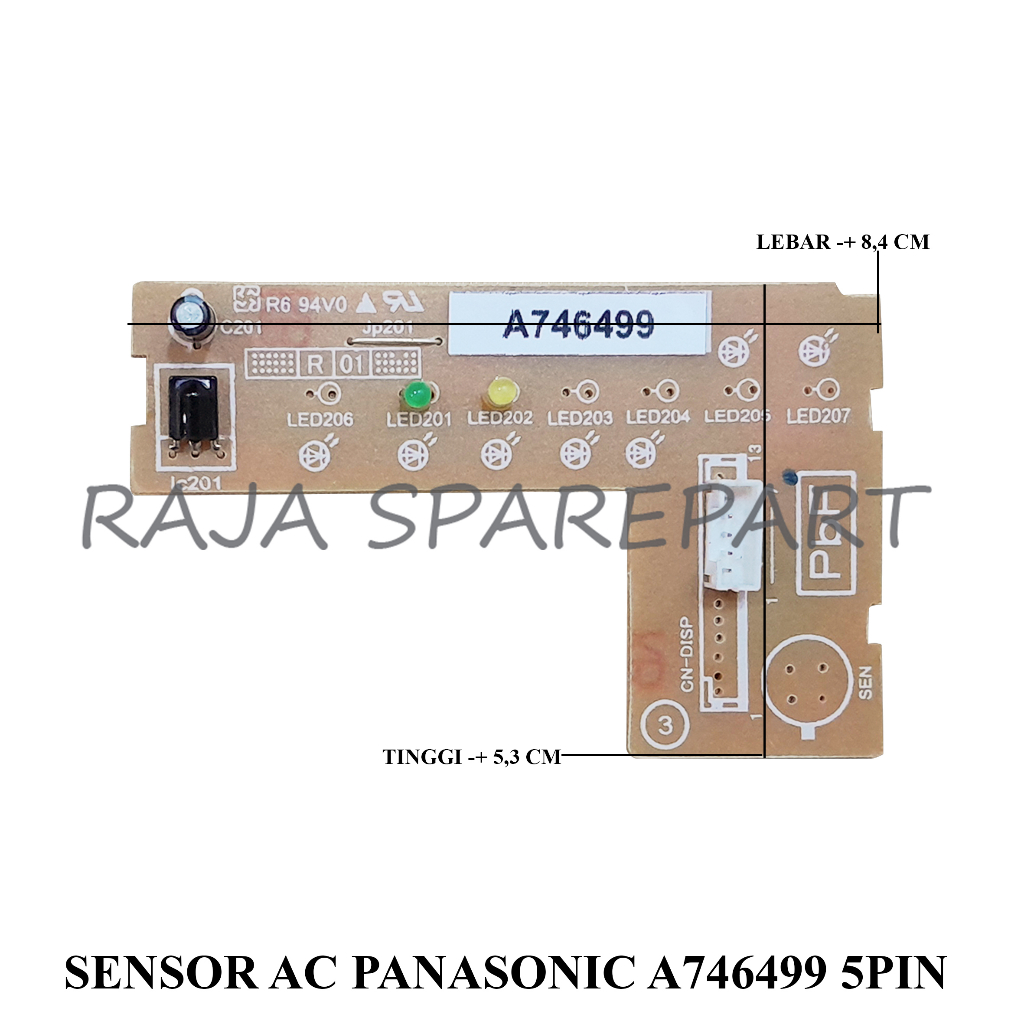 MODUL DISPLAY/DISPLAY SENSOR/MODUL SENSOR AC/SENSOR AC PANASONIC A746499 5PIN