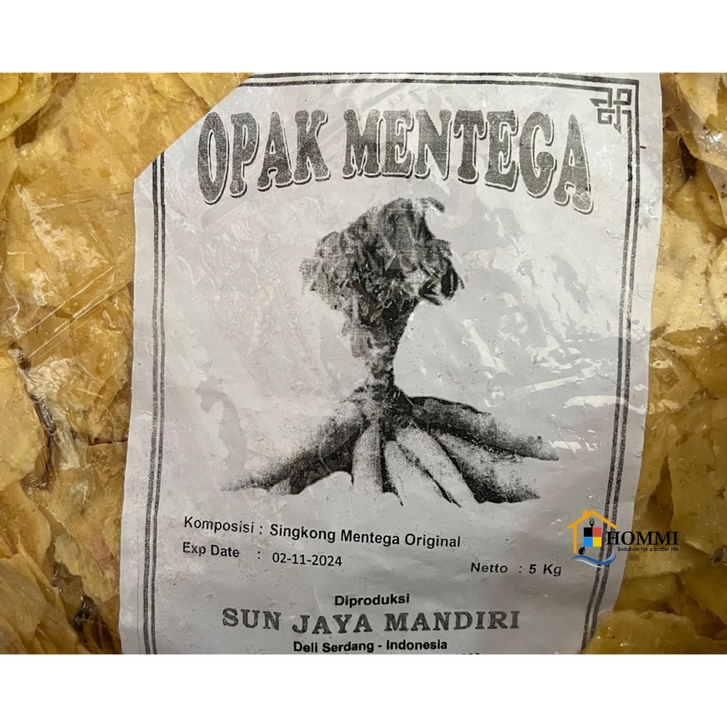 

Kerupuk Opak Singkong Mentega Mentah 1 Bal 5kg
