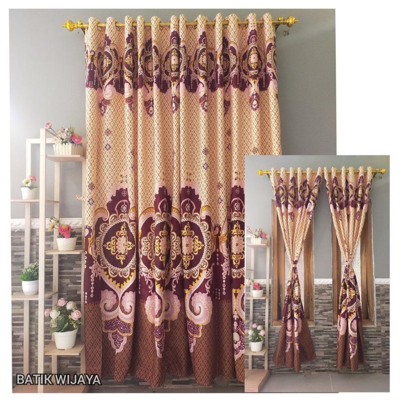Promo Gorden Pintu Ring 12 Motif Batik Sultan