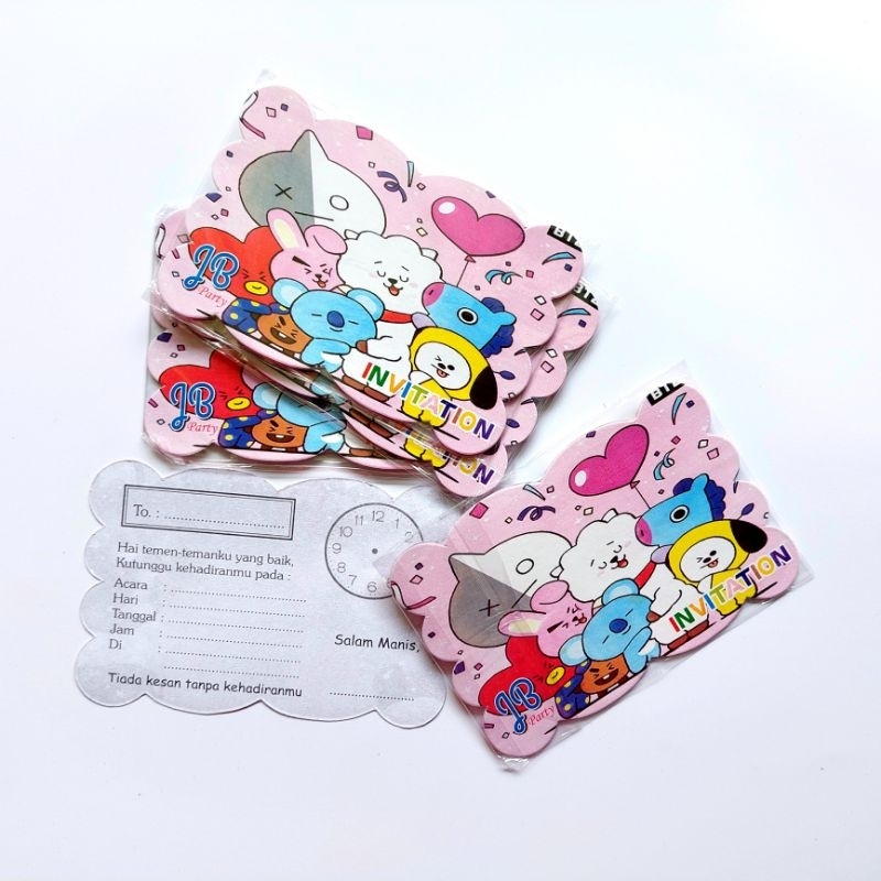 Undangan Ulang Tahun Anak perempuan 1 pack