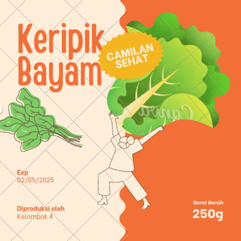 

keripik bayam