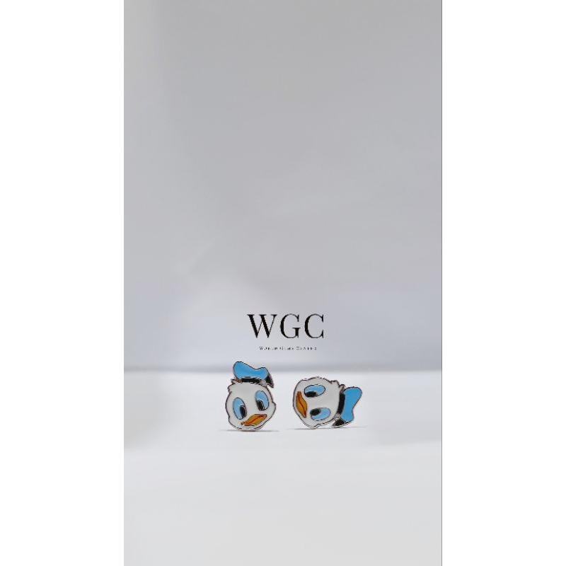 Anting Tauge Anak Donald Bebek White Gold