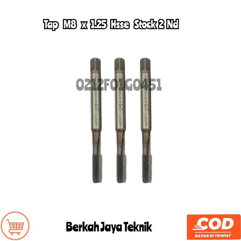 Tap Handtap Tap M8x1.25 Tap baut 12 Brand Usa Eropa