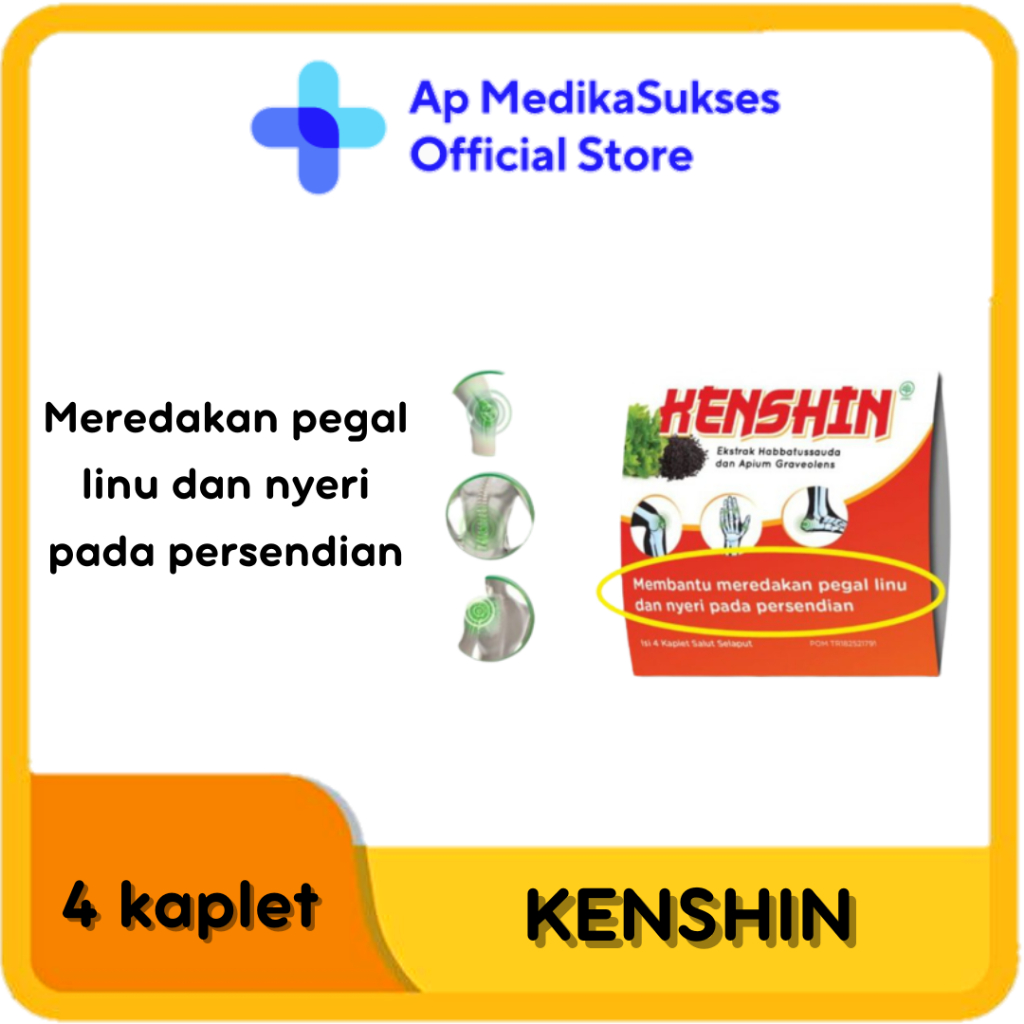 Kenshin obat herbal( Pereda Pegel Linu,Nyeri Sendi dan Asam Urat)