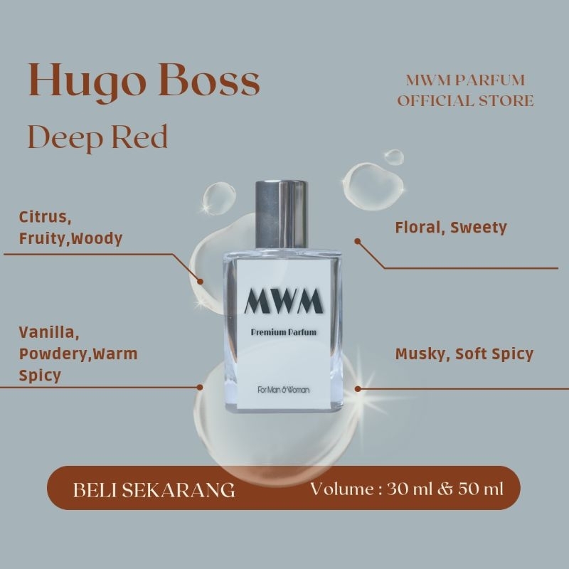 Hugo Boss-Deep Red MWM Parfum Laki Laki