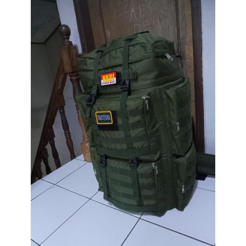 TAS RANSEL RAIDER ARMY FREE LOGO 100LITER