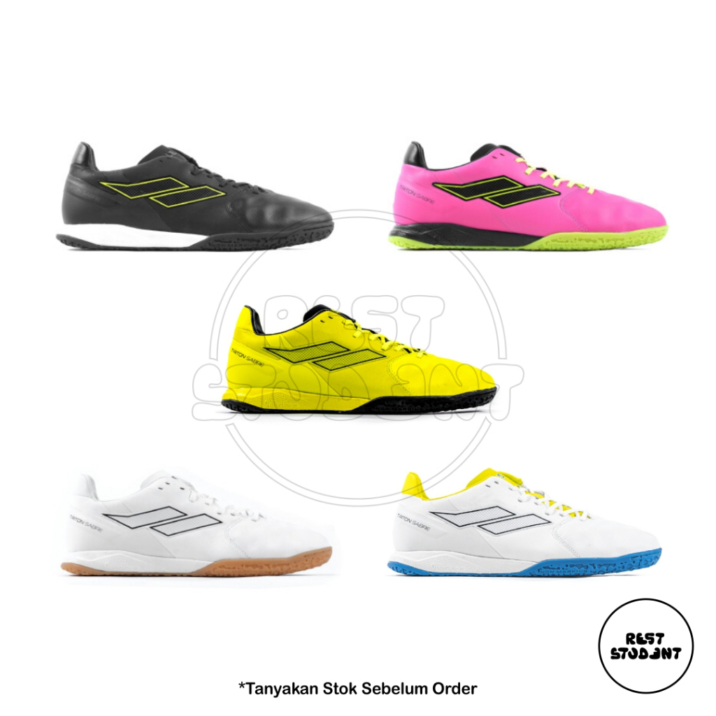 Sepatu Mills T-RITON Sabre IN - Black Neon | Magenta | White | Blue