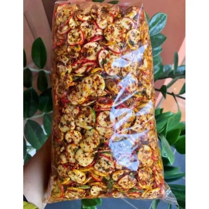 

seblak/kerupuk kemplang pedas gurih keriuk isi 500grm