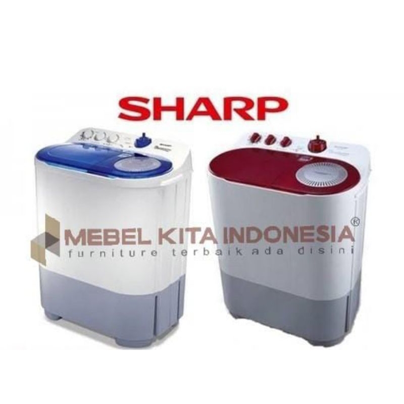 Mesin Cuci 2 Tabung Sharp EST-77 DA