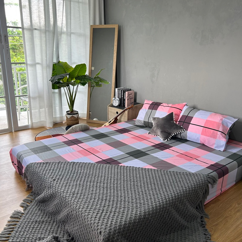 SEPREI ANTI GESER KATUN HOMEMADE HALUS BAHAN PREMIUM UKURAN 180 160 120 90