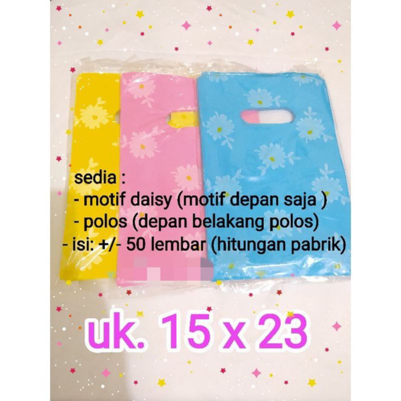 hd plong / kresek olshop daisy 15x23