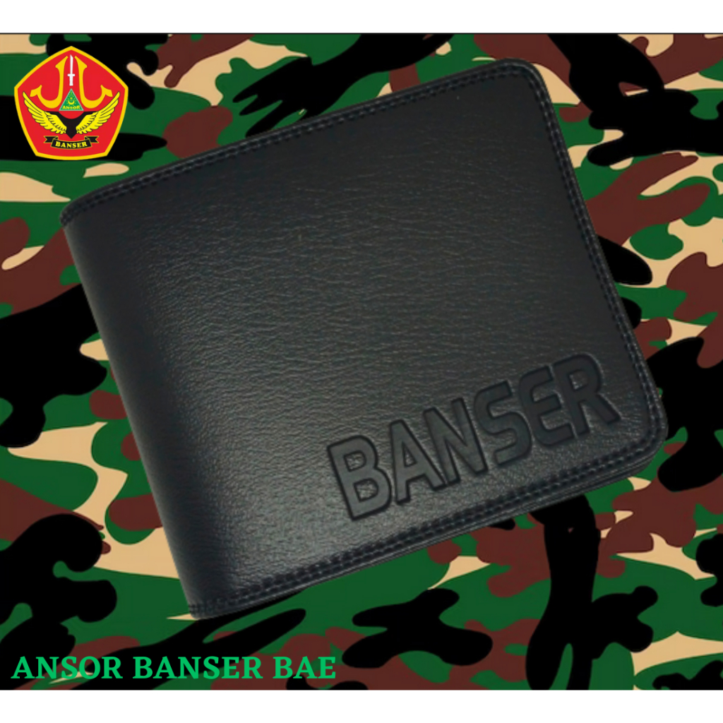 Dompet Kulit Banser Dalas Premium Free Box Bisa Ukir Nama