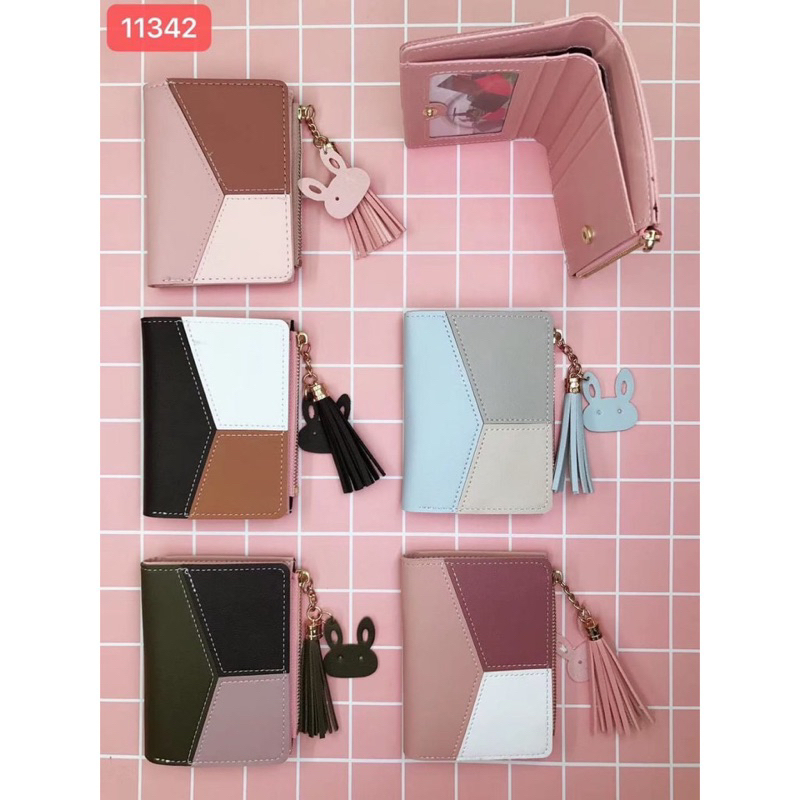 bgskinbukittinggi- Dompet Lipat Mini Wanita Korean Fashion Trendy Fashion Wallet