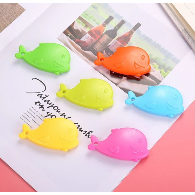 

1 Pcs Pisau Cutter Mini Motif Ikan Portable Tajam