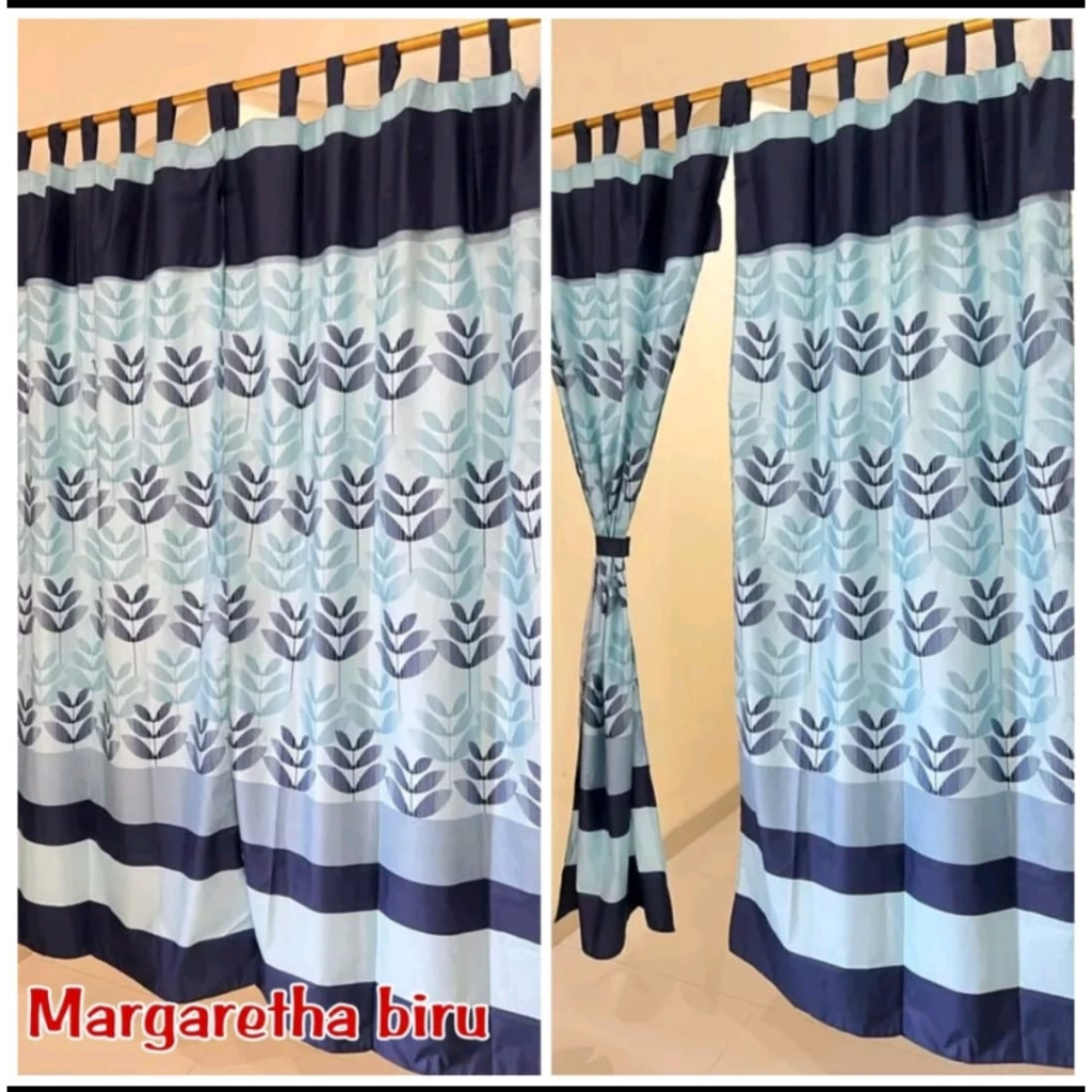 Gorden Pintu Starmoon Ukuran 80x200cm Bahan Halus dan Lembut