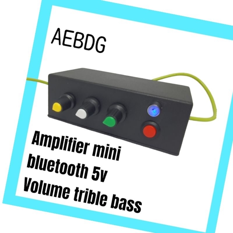 AMPLIFIER AMPLI MINI 5V BLUETOOTH VOLUME TRIBLE BASS / POWER AMPLIFIER MINI RAKITAN 5V / AMPLIFIER B