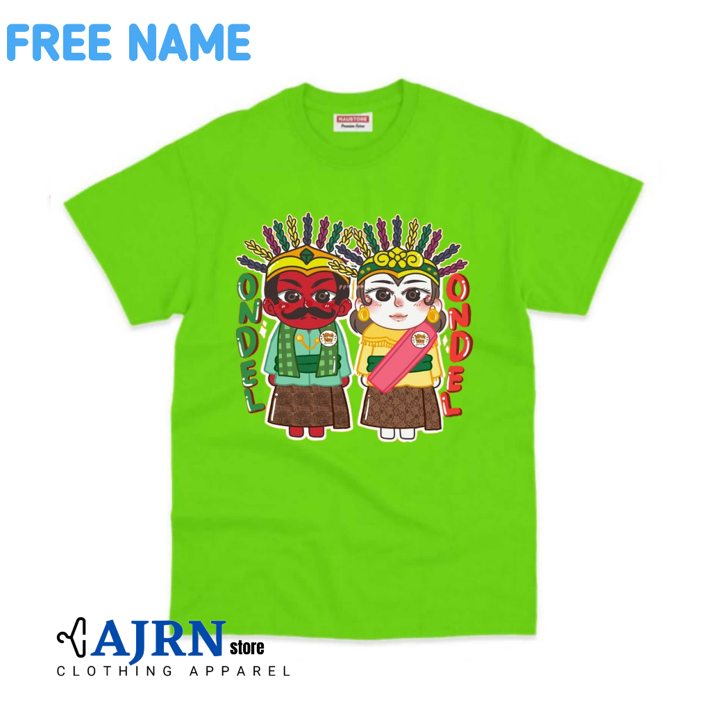 Kaos Atasan Anak Laki Laki Gambar Ondel Ondel / Tshirt Baju Anak Anime Ondel Ondel Fashion Kids Free