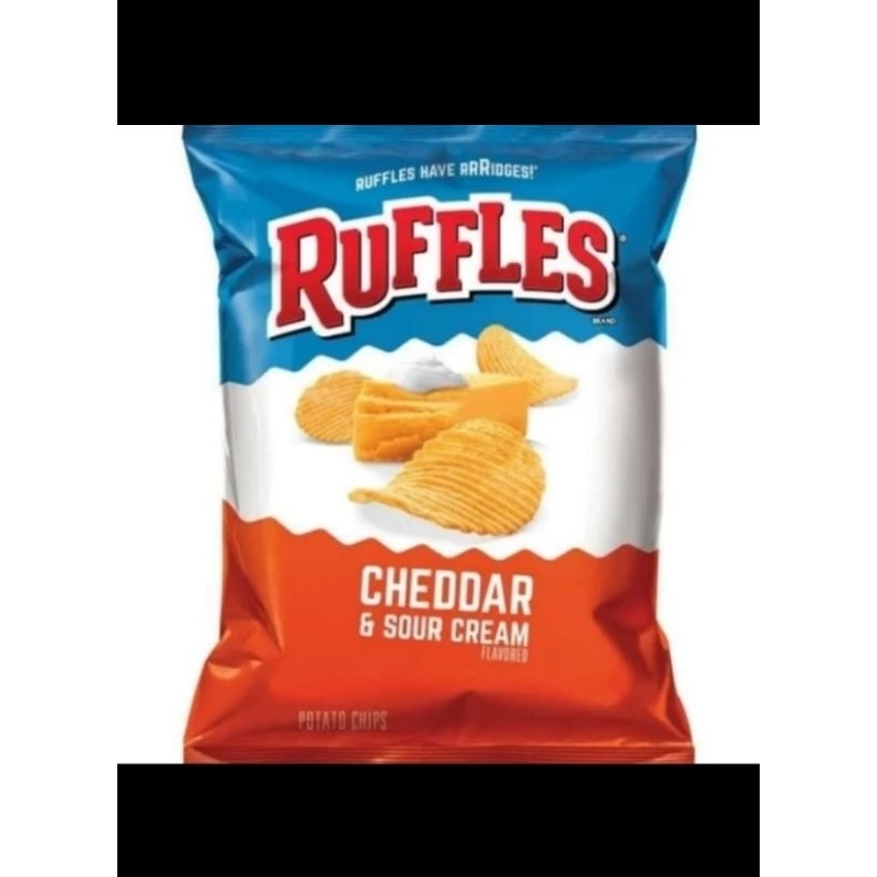 

promo buy 1 get 1 free ruffles cheddar potato chips 184gr keripik kentang