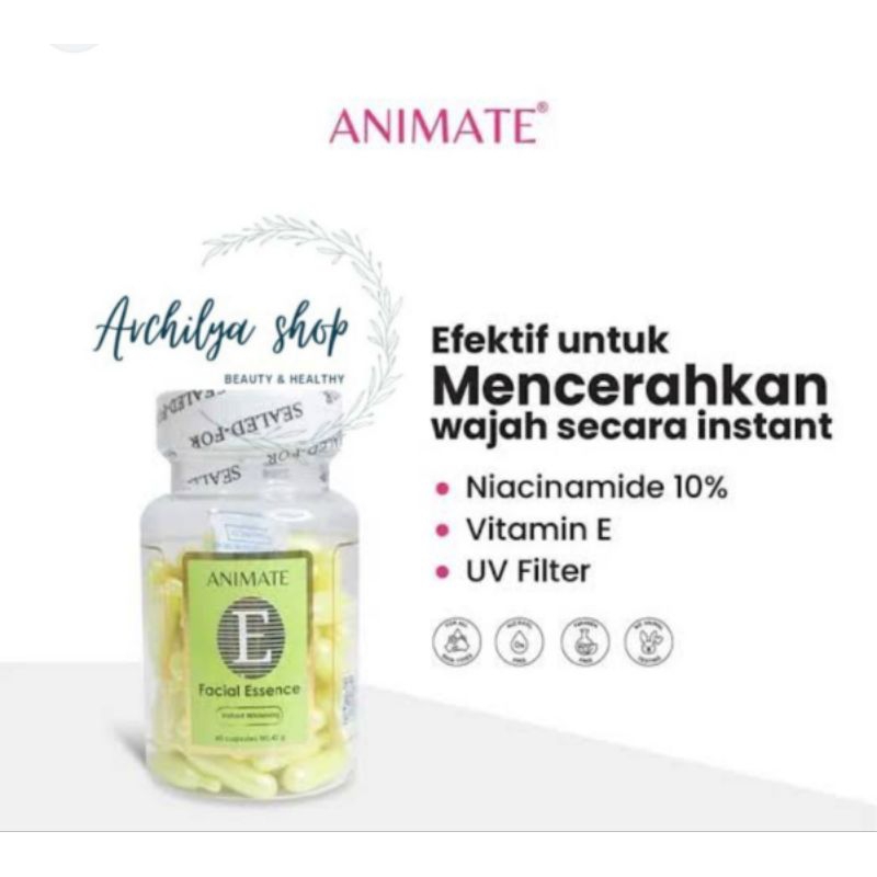 Animate Serum Wajah Isi 60 Kapsul