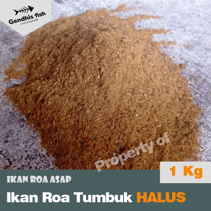 

Ikan roa asap manado tumbuk halus / ikan asap roa halus 1kg