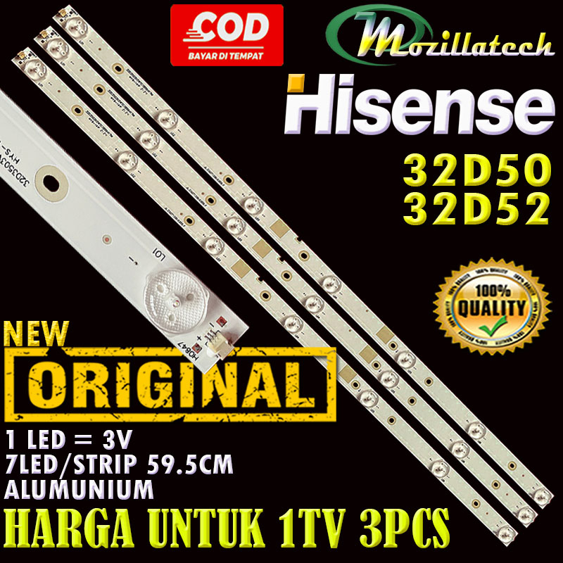 BACKLIGHT TV LED HISENSE 32D50 32D52