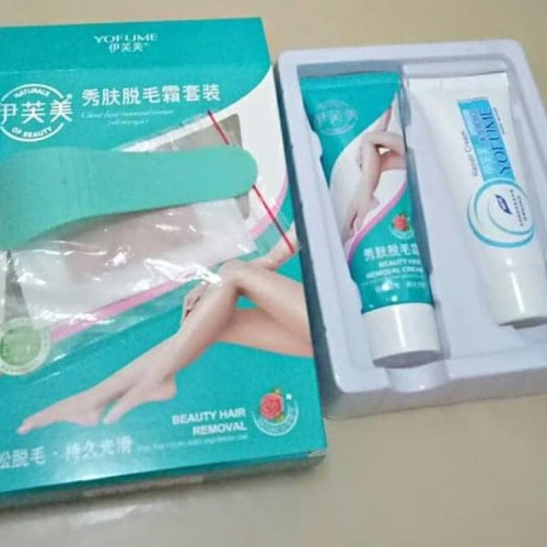 Yofume Hair Removal Cream Asli / Original Perontok Bulu Permanen