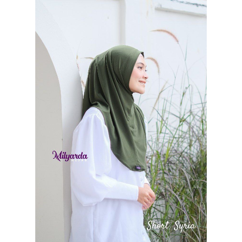 Hijab Short Syria - Jilbab Olahraga Kerudung Sport Pendek