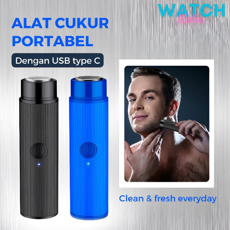 Alat Cukur Rambut Pencukur Bulu Kemaluan Razor Electric Portable