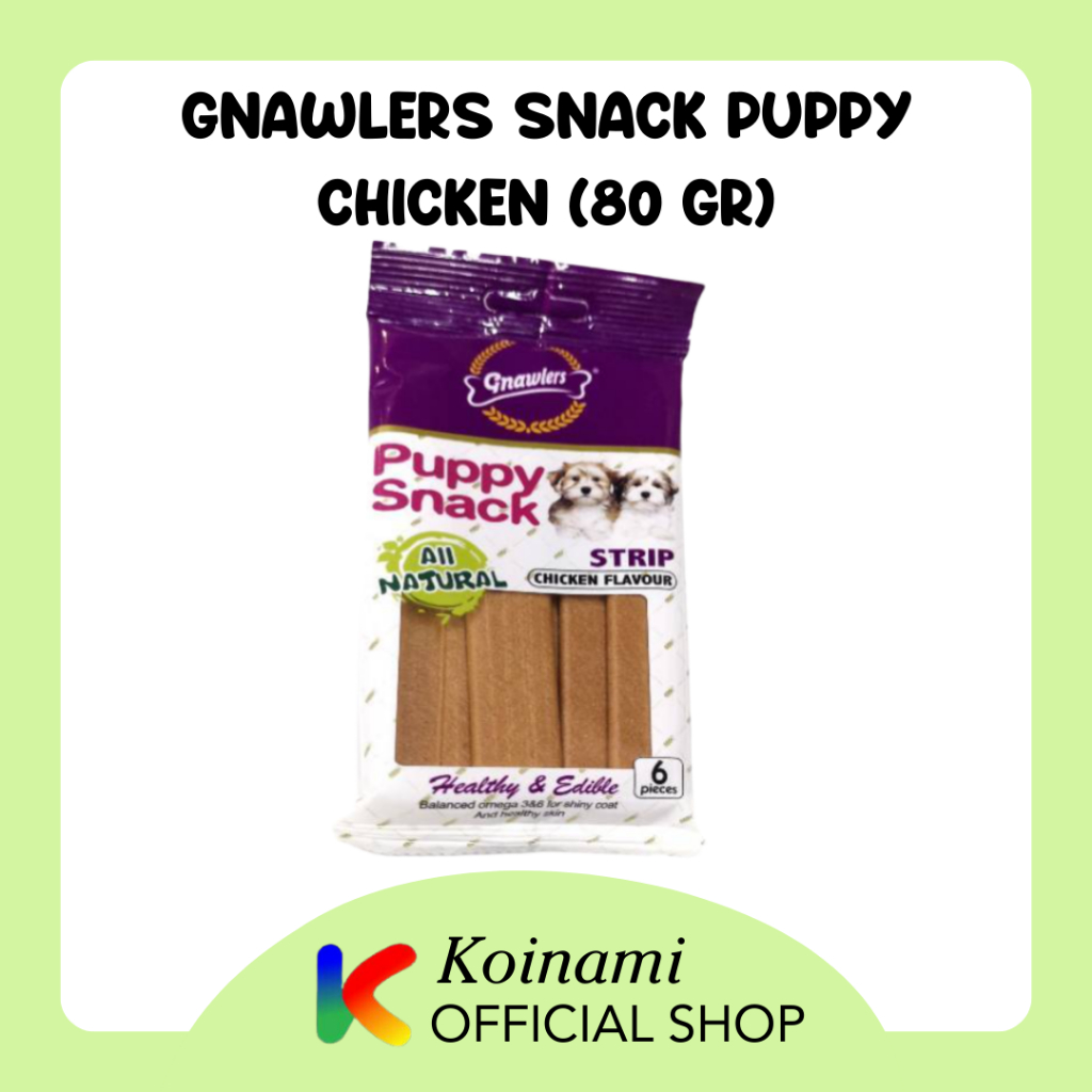 SNACK PUPPY / SNACK ANJING GNAWLERS isi 6 strap