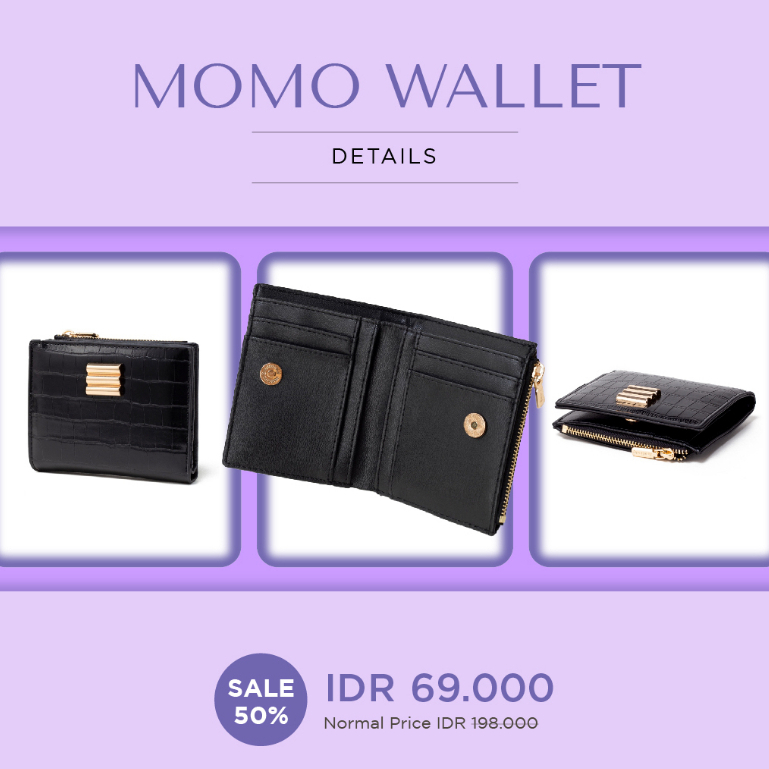 JIMS HONEY DOMPET LIPAT WANITA MOMO WALLET