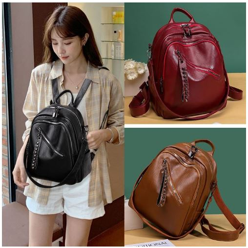 (COD) Vyctoria VOS02003 Tas Ransel Fashion Stylish JT02003 LT2003 02003 2003