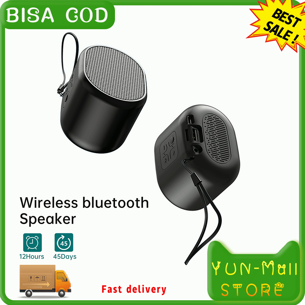 【Ready】YUN Mall TWS Mini Bluetooth speaker Music Box Bluetooth Full Bass/Portable Wireless Speake With HD Sound/Super Bass Waterproof Stereo Original MP3