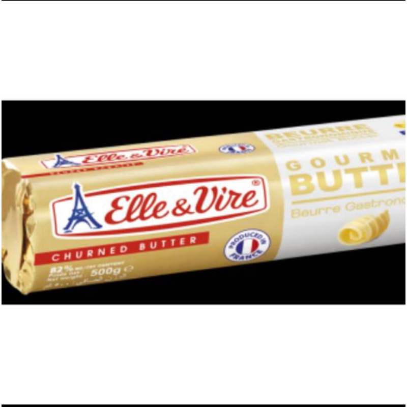 

Elle Vire 500 gr Unsalted butter 500gr mentega ellevire elle&vire