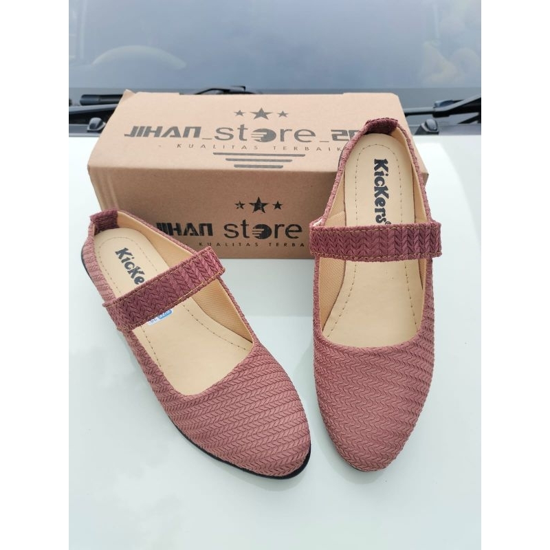 flatshoes rajut Kickers wanita // flatshoes Wanita// slop rajut Kickers wanita