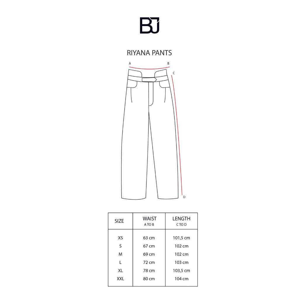 RIYANA PANTS - BENANG JARUM