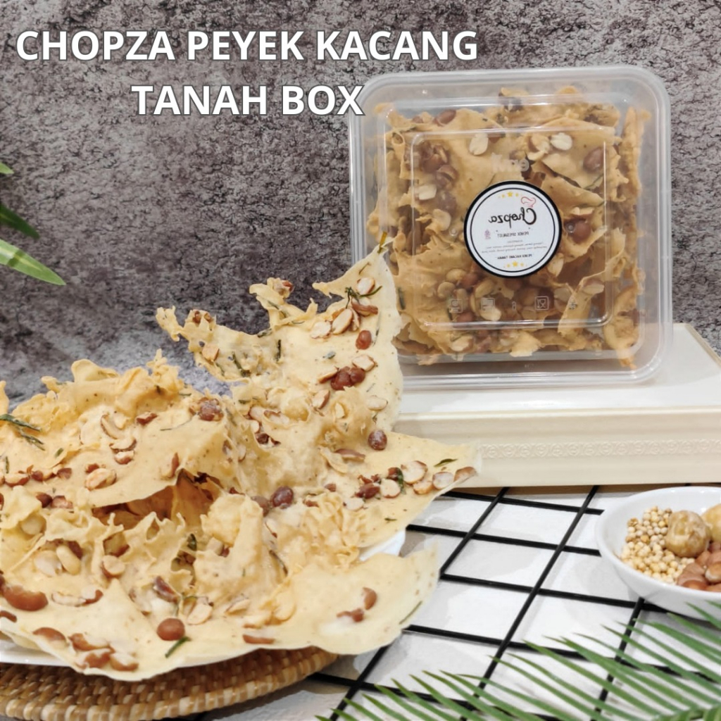 

Chopza / Peyek ikan teri kacang tanah gurih dan sedap