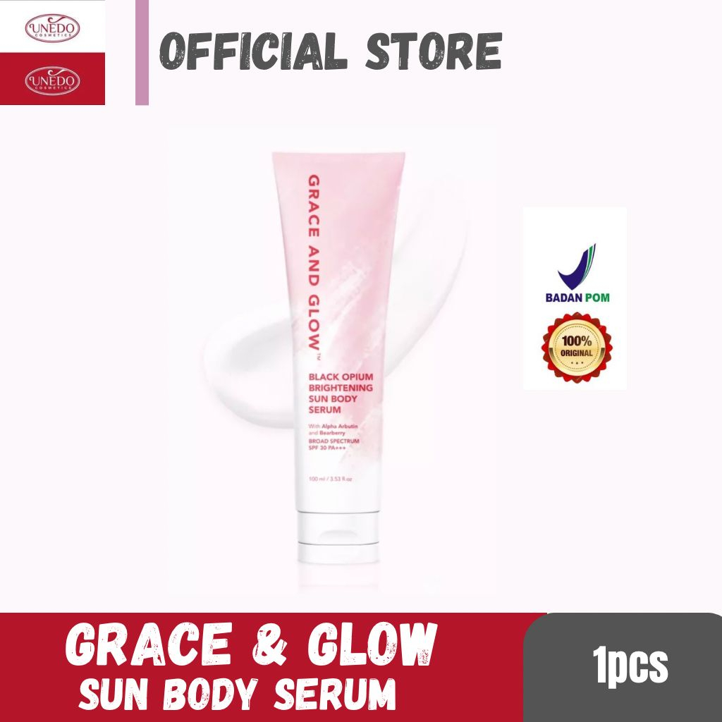 GRACE &amp; GLOW Black Opinium Brightening Sun Body Serum