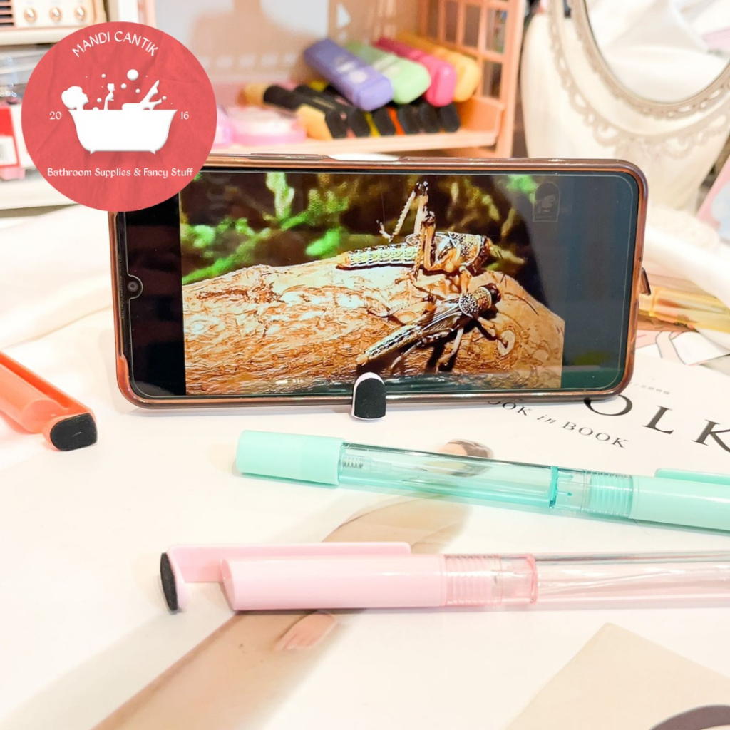 

Pulpen 3 in 1 Tripod HP + botol spray parfum travel + pulpen pena pen stationery kado unik hadiah alat tulis kantor sekolah pena pen