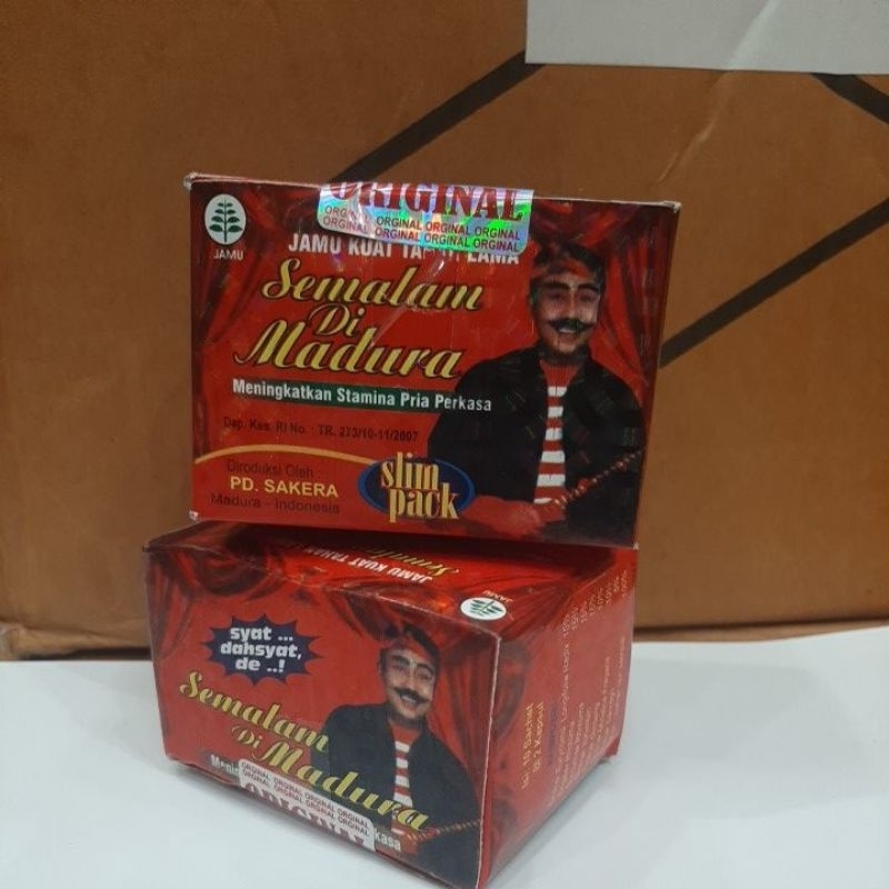 JAMU KAPSUL SEMALAM DIMADURA/ JAMU KUAT TAHAN LAMA SEMALAM DIMADURA ASLI