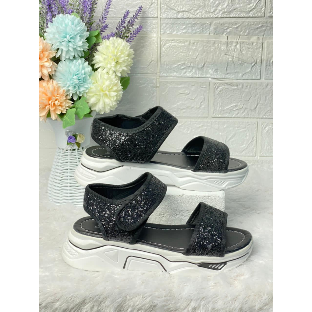 1806 IMPORT Sandal Wanita Selop Casual Tali Perekat / Sandal Wanita Korea Import Ukuran 35-40