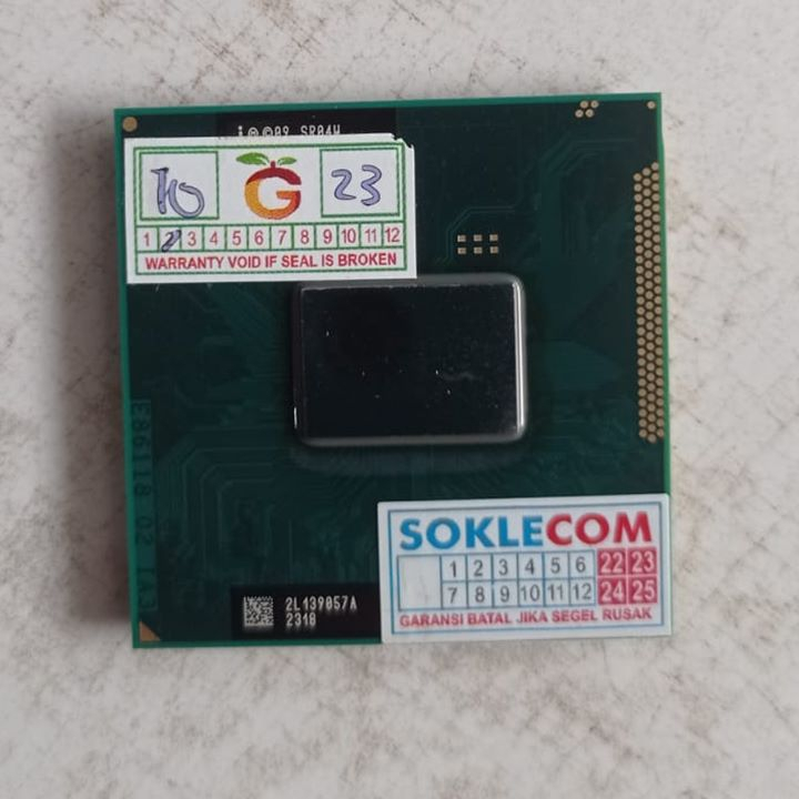 Prosesor Processor CPU Laptop Intel Core i5-2430M Gen 2 Sandy 40