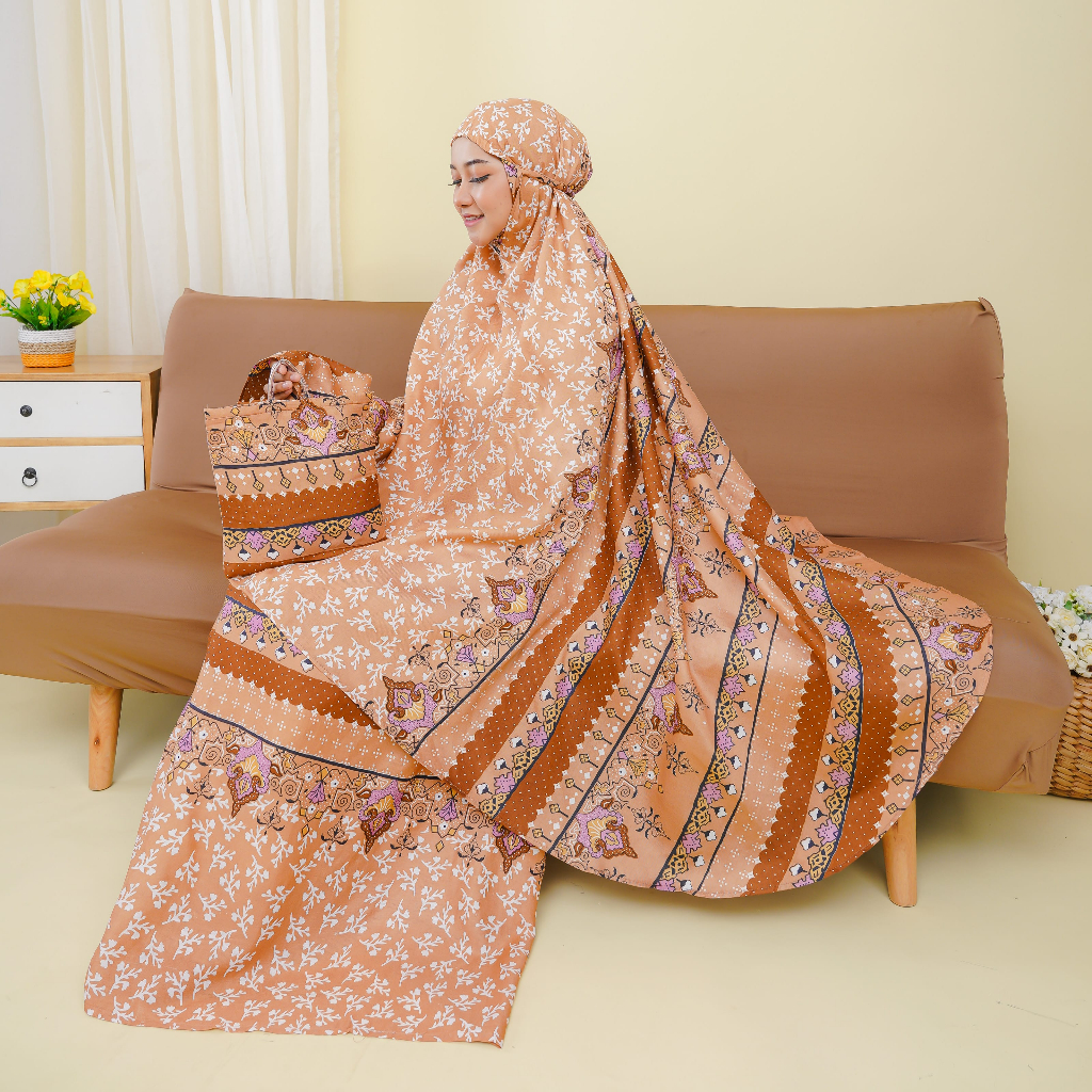 Mukena Dewasa Rayon Bali Premium HUMAIRA All Over Putri Dania