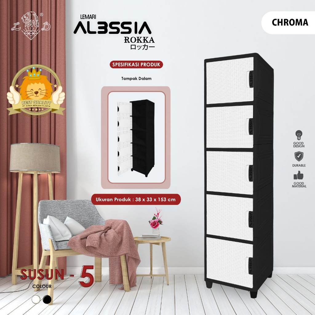 LEMARI PAKAIAN MINIMALIS LEMARI SUSUN LEMARI PLASTIK LEMARI BAJU LEMARI ROTAN LEMARI COD