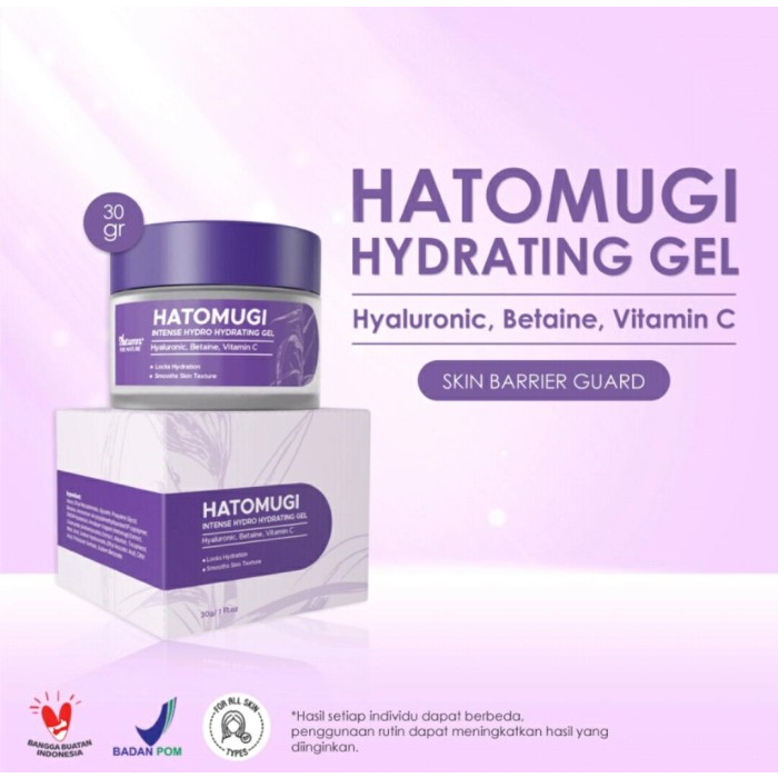 ⭐️ Jendela Kosmetik ⭐️ Autumn Hatomugi Intense Hydro Hydrating Gel 30g / Pelembab Wajah Hydrating Moisturizer Gel