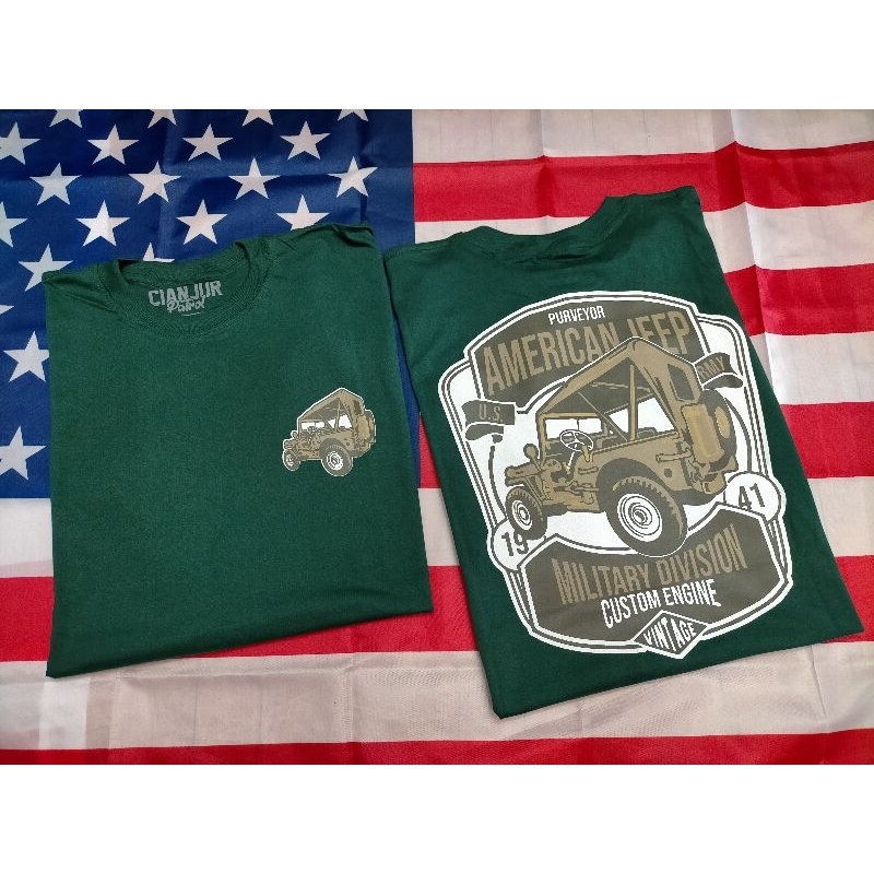 Kaos Jeep Willys Kaos Jeep Original Kaos Pria Kaos Distro Kaos Automotive T-shirt Jeep Classic Font