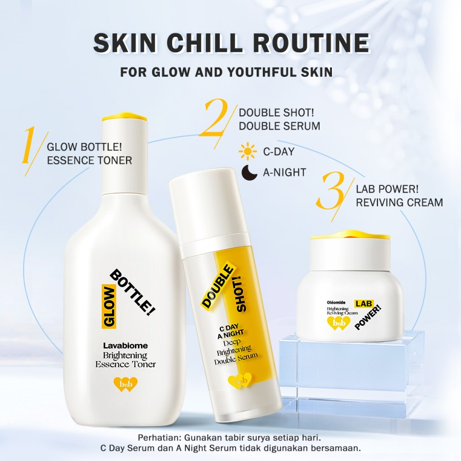 BNB barenbliss Meta-Glow Skin Chill Routine Set! Brightening Skincare