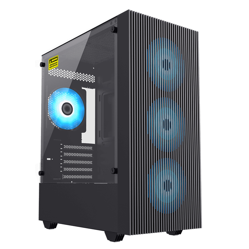 Gamemax EDGE 6650 Casing Komputer MATX / Mini ITX include 1Fan - PC Case M ATX