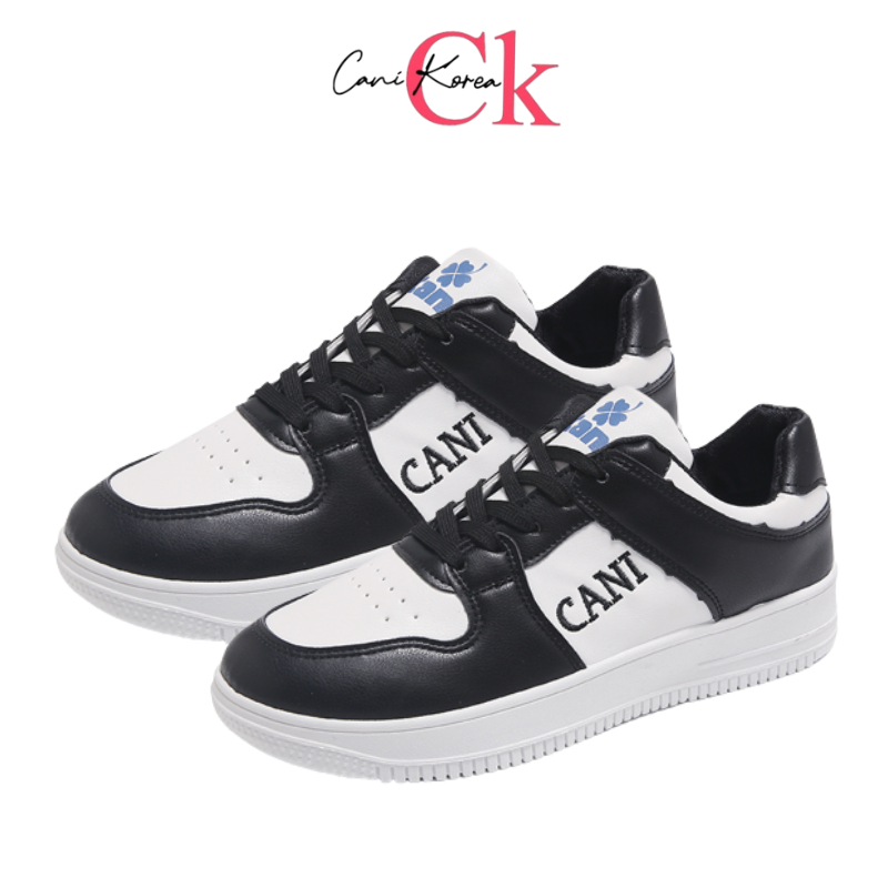 CaniKorea &quot;Free Box&quot; (Size 40-44) Sepatu Pria Sneakers Trendy Kasual Fashion 8108