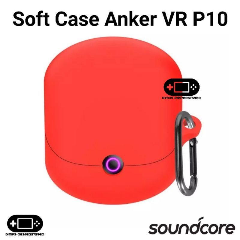 Soft Case Silikon TWS Anker Soundcore VR P10 + carabiner